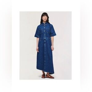 Aligne | asymmetrical denim dress
